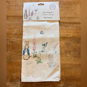 Peter rabbit classic range tea towel NWT